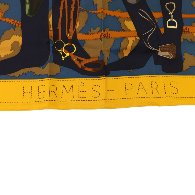 HERMES 絲質Scarf 90x90Scarf絲巾-5