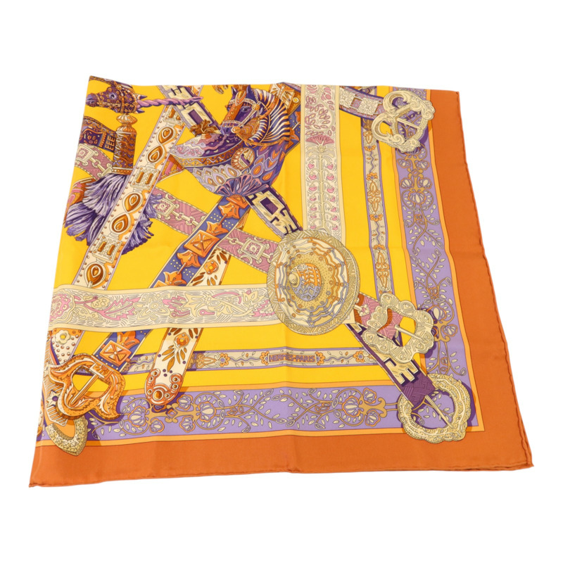 HERMES 絲質Scarf 90x90Scarf絲巾-4
