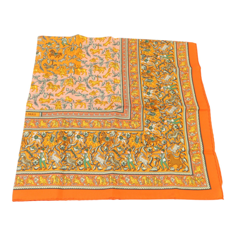 HERMES 絲質Scarf 90x90Scarf絲巾-1