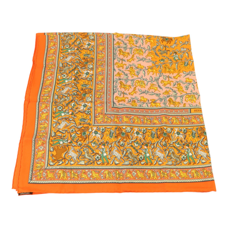 HERMES 絲質Scarf 90x90Scarf絲巾-2