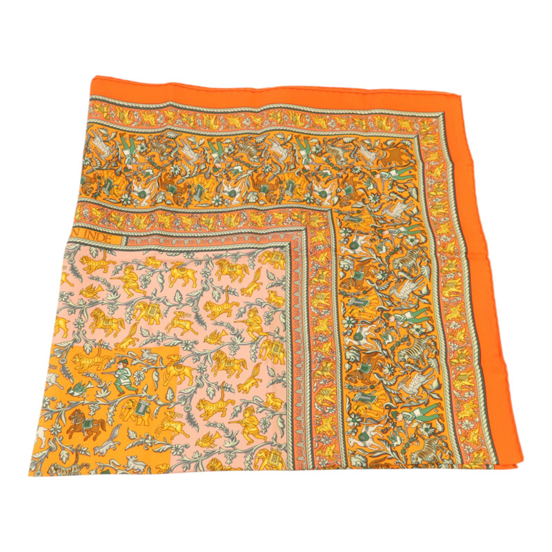 HERMES 絲質Scarf 90x90Scarf絲巾-3