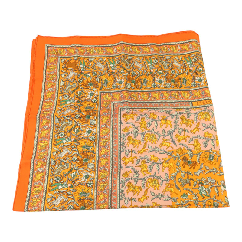HERMES 絲質Scarf 90x90Scarf絲巾-4