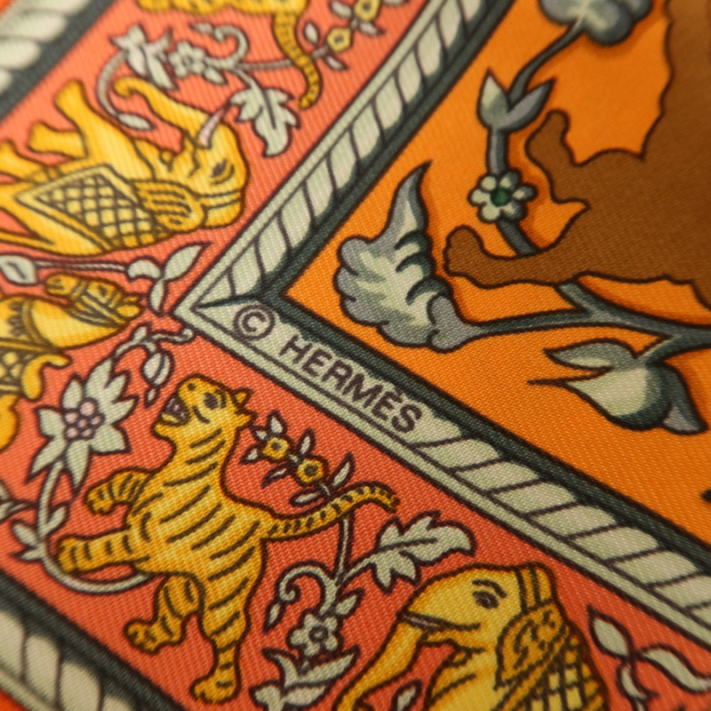 HERMES 絲質Scarf 90x90Scarf絲巾-6