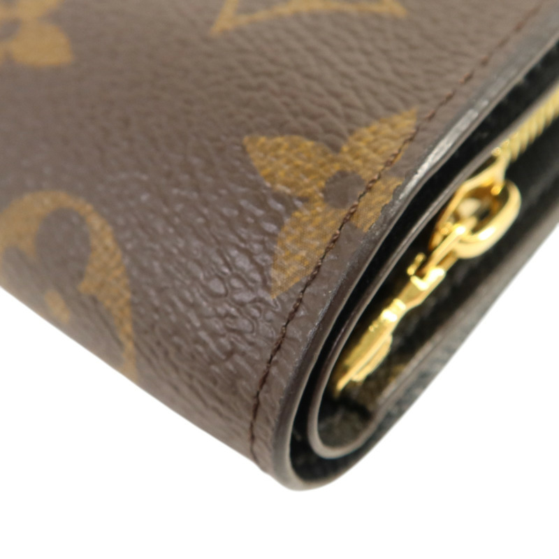 LOUIS VUITTON Monogram Reverse Juliette金扣錢包-13