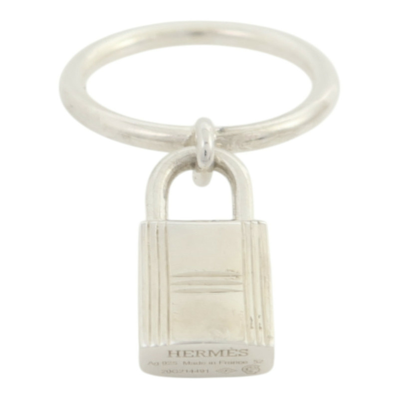 HERMES 925純銀Kelly Cadenas Ring戒指US#5.75/Hermes#52-1