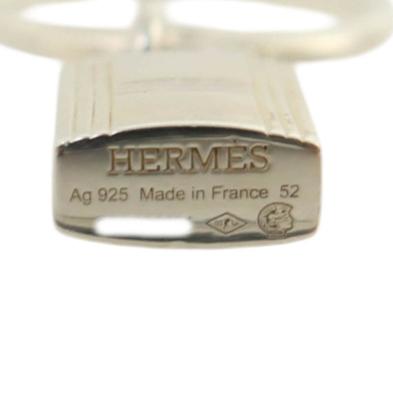 HERMES 925純銀Kelly Cadenas Ring戒指US#5.75/Hermes#52-4