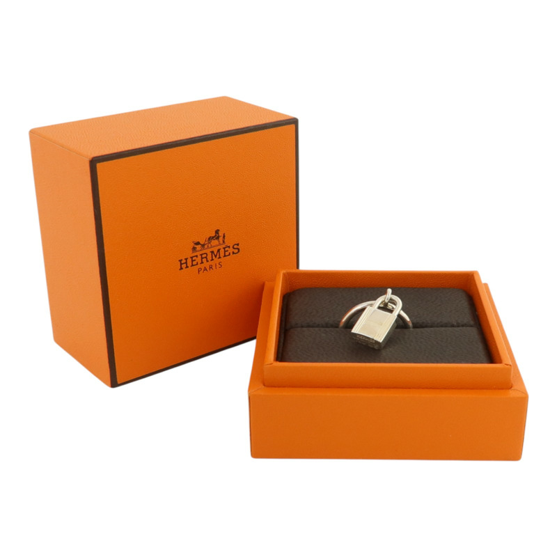 HERMES 925純銀Kelly Cadenas Ring戒指US#5.75/Hermes#52-5