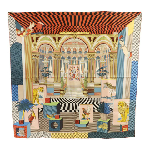 HERMES 絲質Scarf 90x90Scarf絲巾