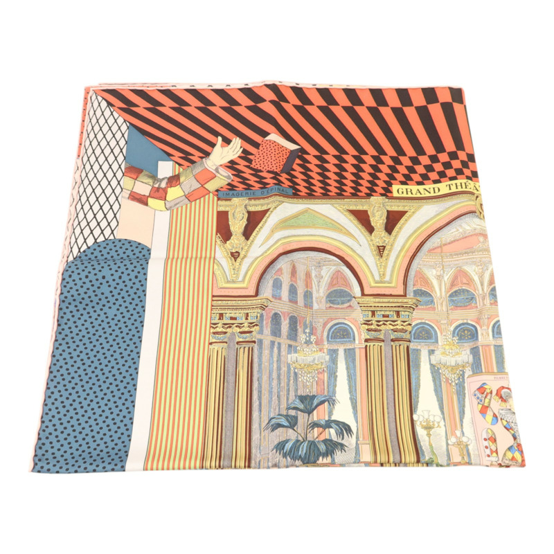 HERMES 絲質Scarf 90x90Scarf絲巾-3