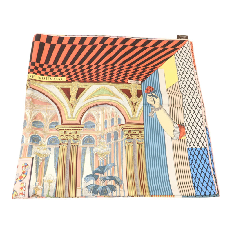 HERMES 絲質Scarf 90x90Scarf絲巾-4