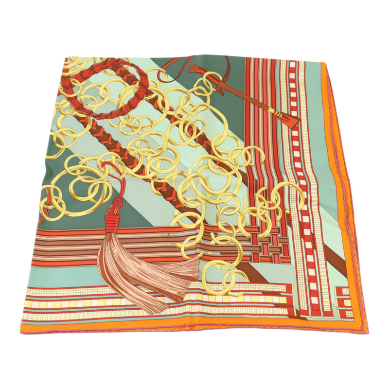 HERMES 絲質Scarf 90x90絲巾-4
