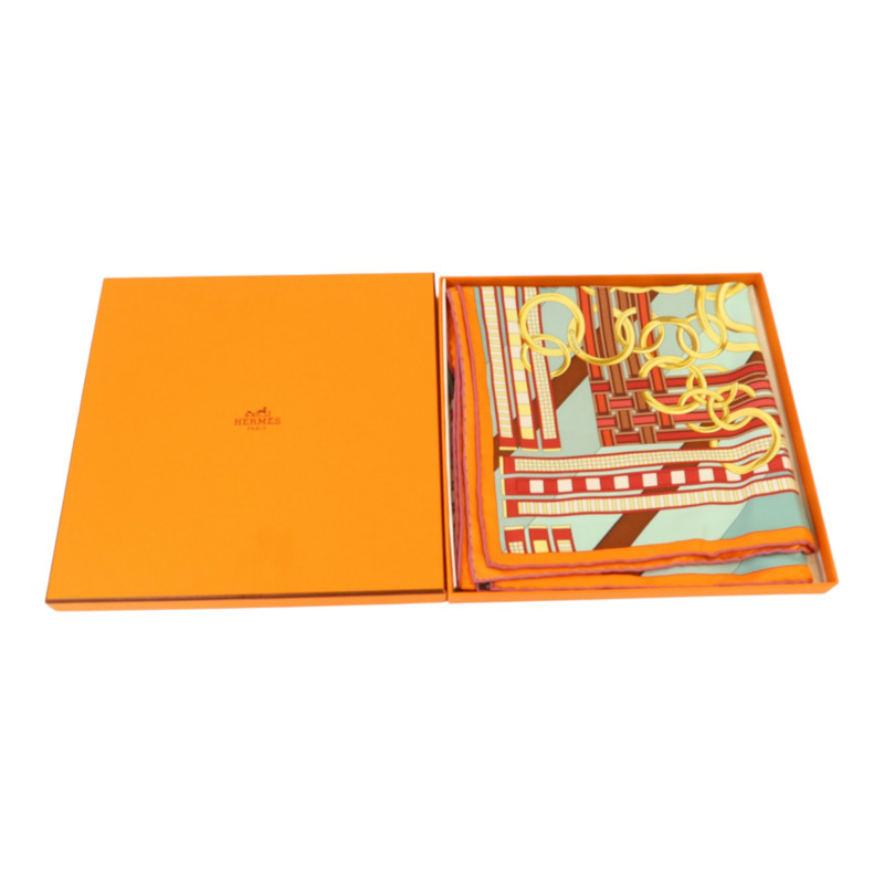 HERMES 絲質Scarf 90x90絲巾-8