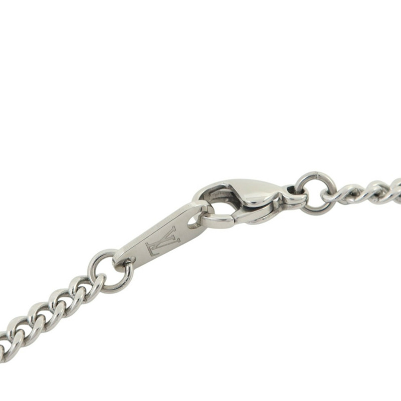 LOUIS VUITTON 金屬Monogram Row Pendant項鍊-6