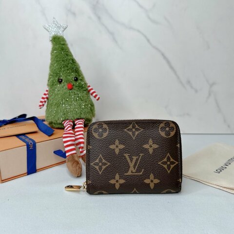LV 老花ㄇ字零錢包