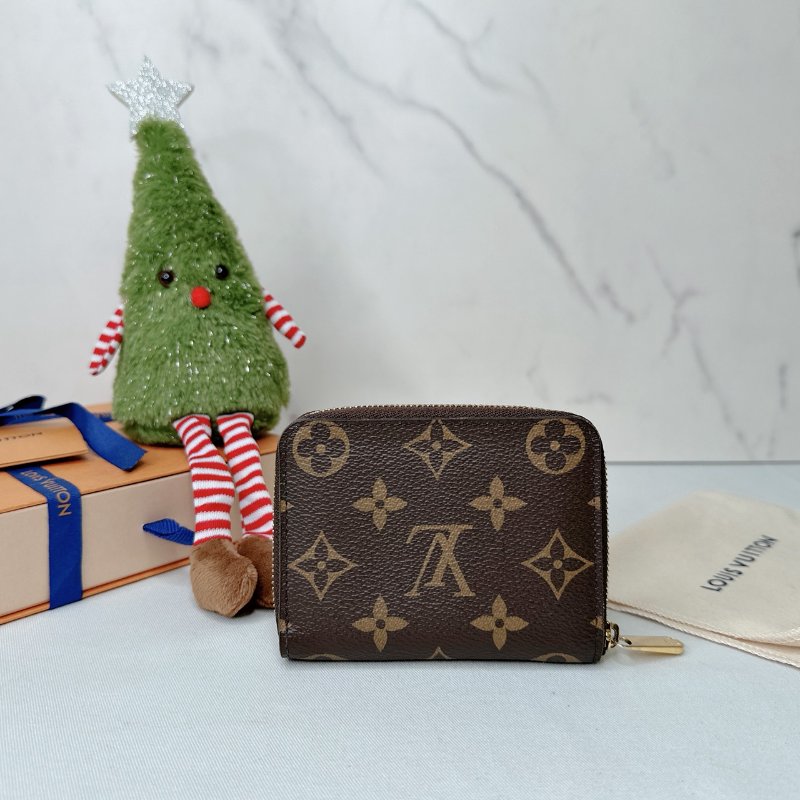 LV 老花ㄇ字零錢包-1