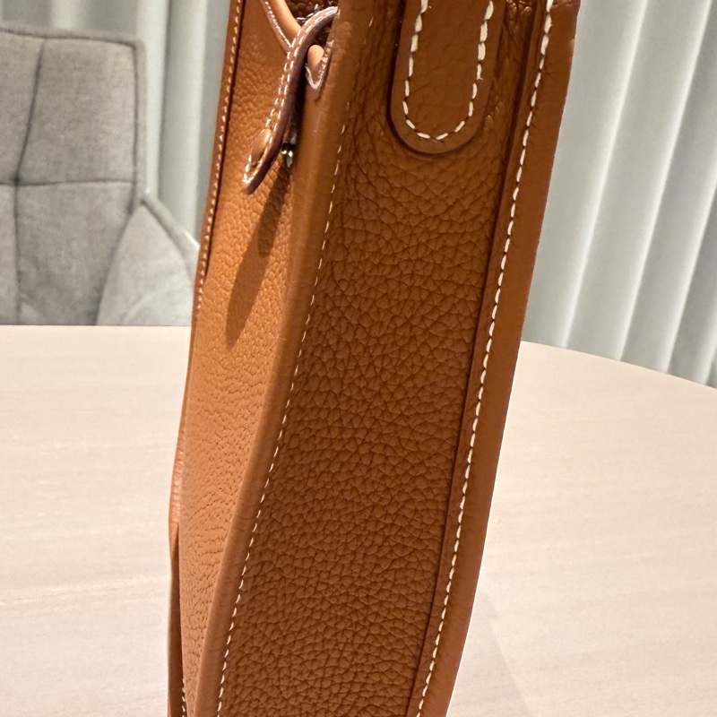 Hermès Evelyne 16 TPM 金棕色｜Cavale帆布肩帶｜全新未使用-7