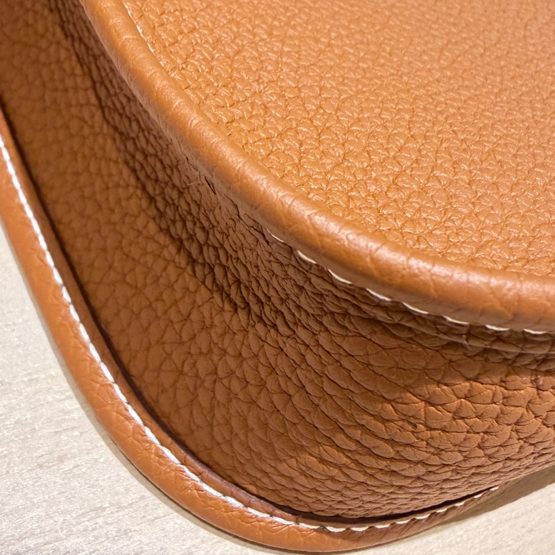 Hermès Evelyne 16 TPM 金棕色｜Cavale帆布肩帶｜全新未使用-12