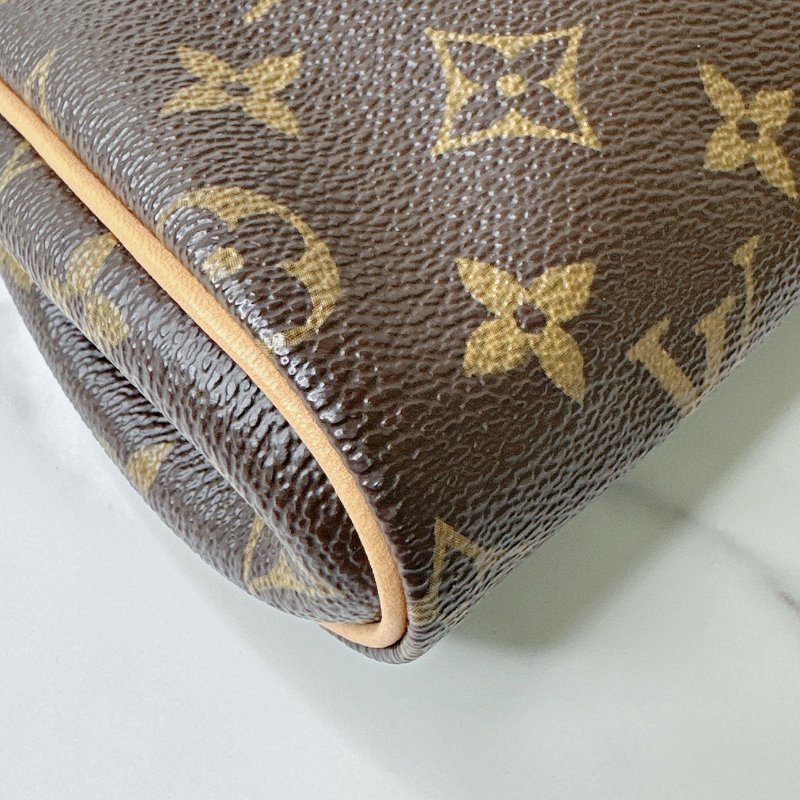 LV Eva老花鏈帶包-7