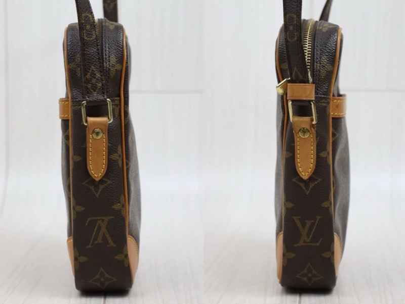 「JL精品代購」9新 LV 老花豎版相機包-4