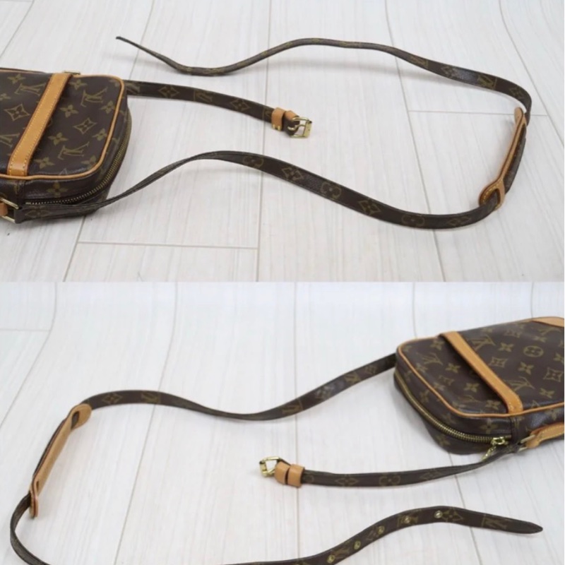 「JL精品代購」9新 LV 老花豎版相機包-6