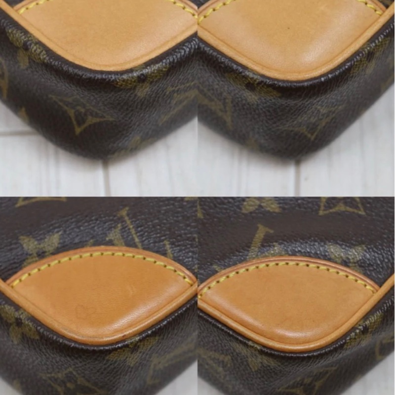 「JL精品代購」9新 LV 老花豎版相機包-8