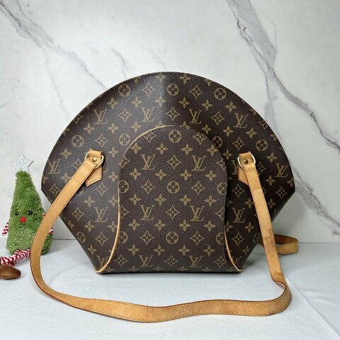LV Ellipse老花貝殼肩背包