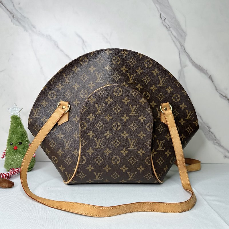 LV Ellipse老花貝殼肩背包-0