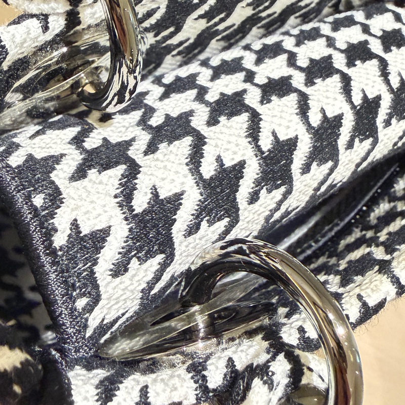 Dior Lady Dior Mini 千鳥格｜黑白經典款｜手提斜背｜9成新-16