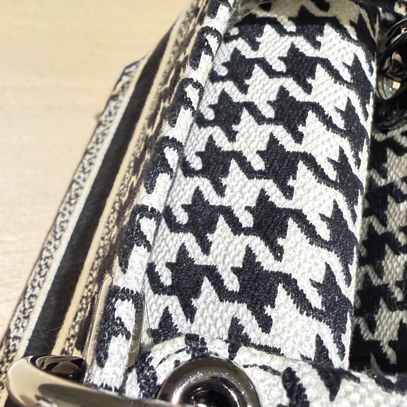 Dior Lady Dior Mini 千鳥格｜黑白經典款｜手提斜背｜9成新-17