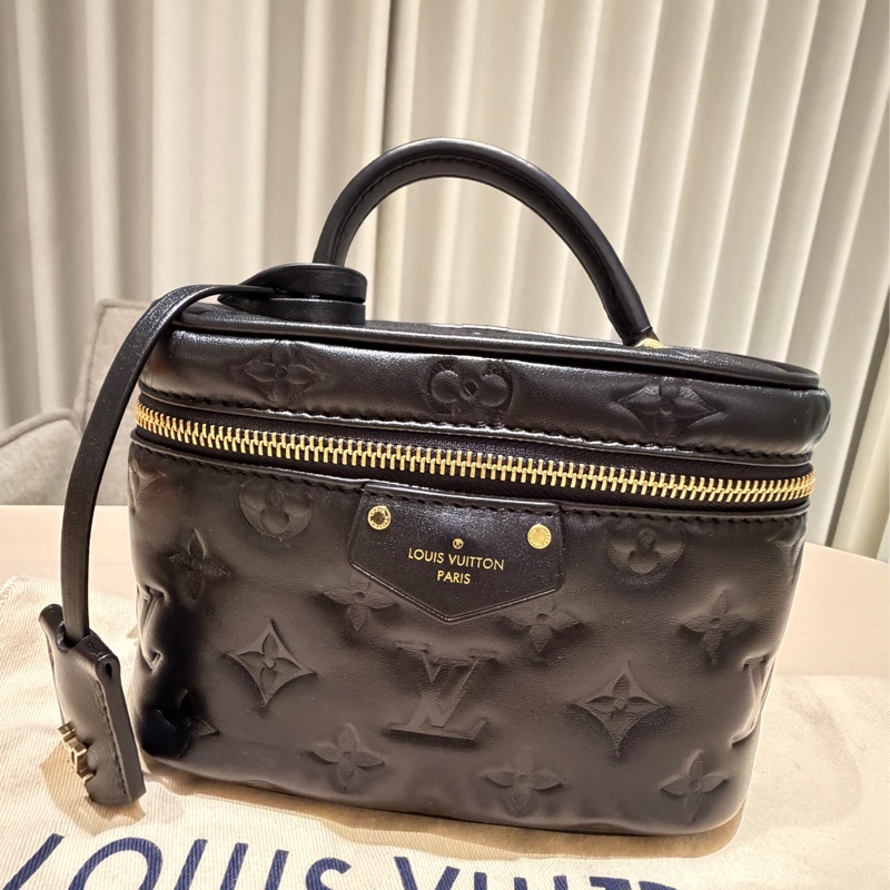 Louis Vuitton Vanity PM 黑色壓紋｜全新未使用｜手提斜背-6