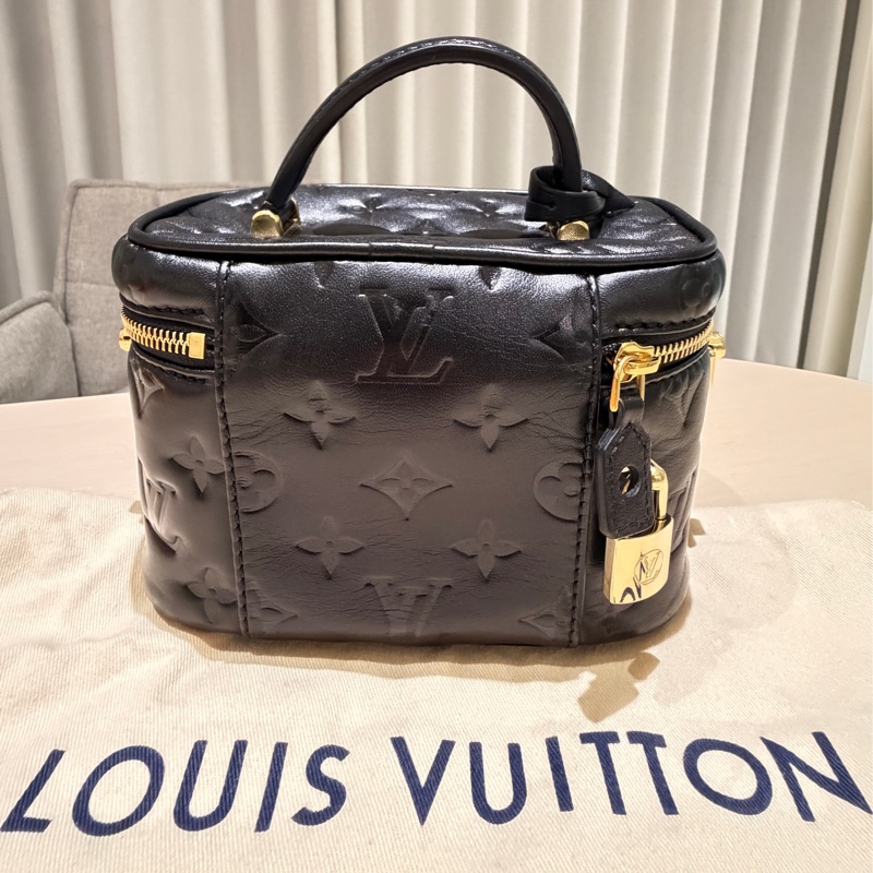 Louis Vuitton Vanity PM 黑色壓紋｜全新未使用｜手提斜背-7
