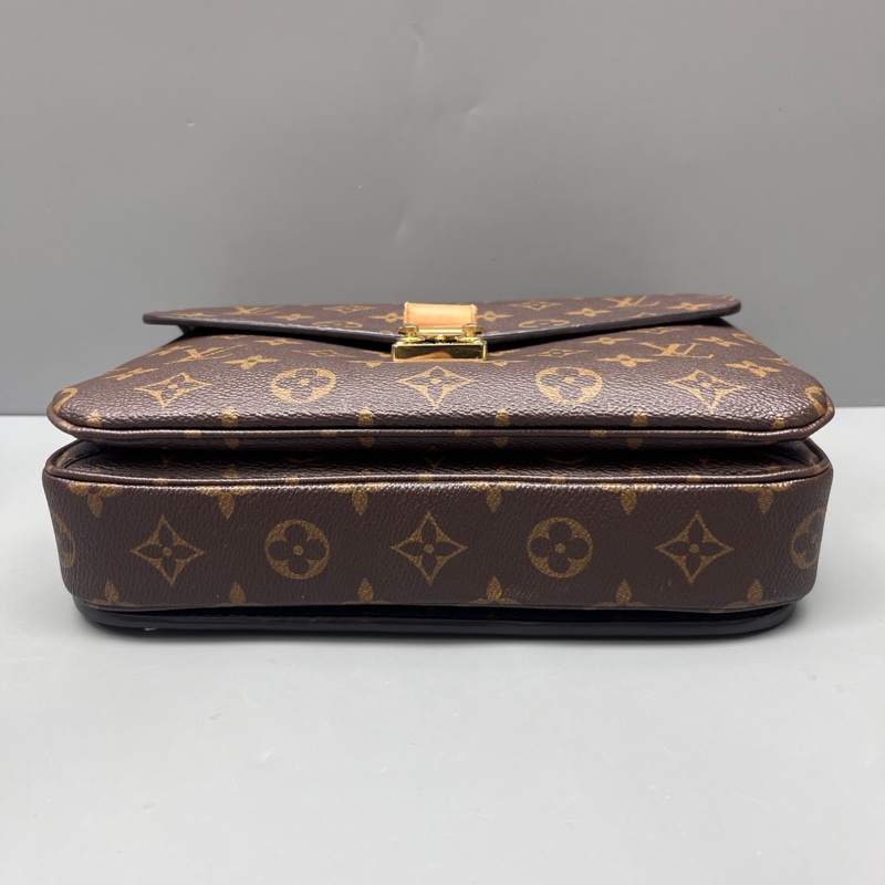 LV路易威登 97新 老花拼皮Metis郵差包 芯片款 尺寸25*18-2