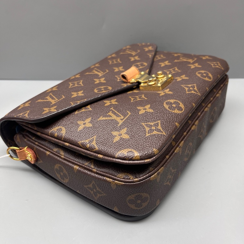 LV路易威登 97新 老花拼皮Metis郵差包 芯片款 尺寸25*18-3