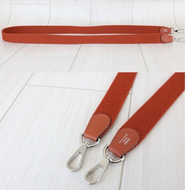 「JL精品代購」98新 Hermes 愛馬仕 南瓜色mini evelyne 16-10