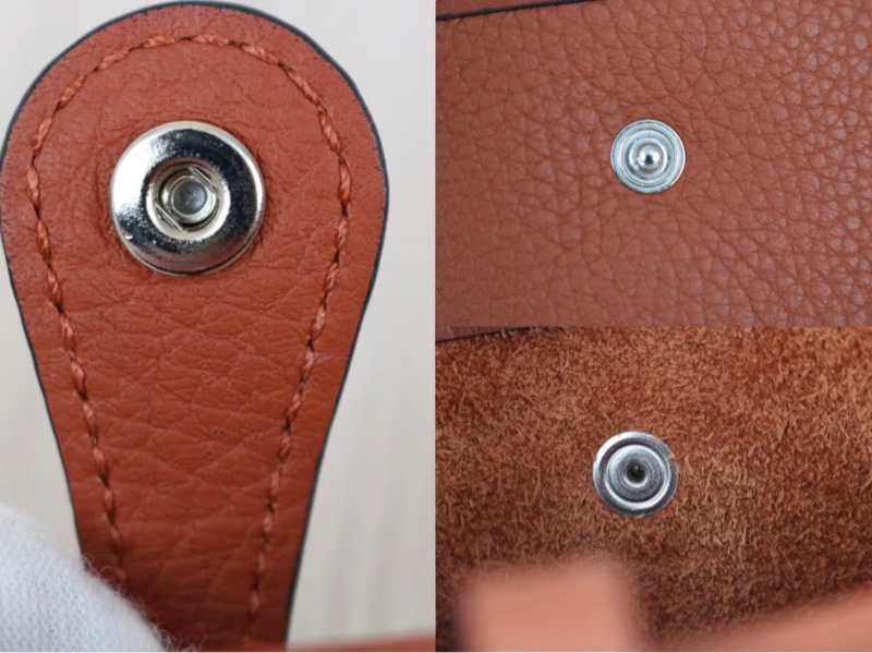 「JL精品代購」98新 Hermes 愛馬仕 南瓜色mini evelyne 16-14