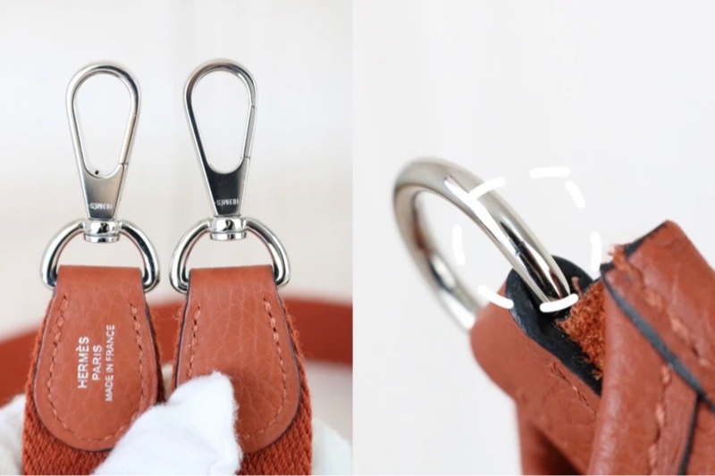 「JL精品代購」98新 Hermes 愛馬仕 南瓜色mini evelyne 16-15