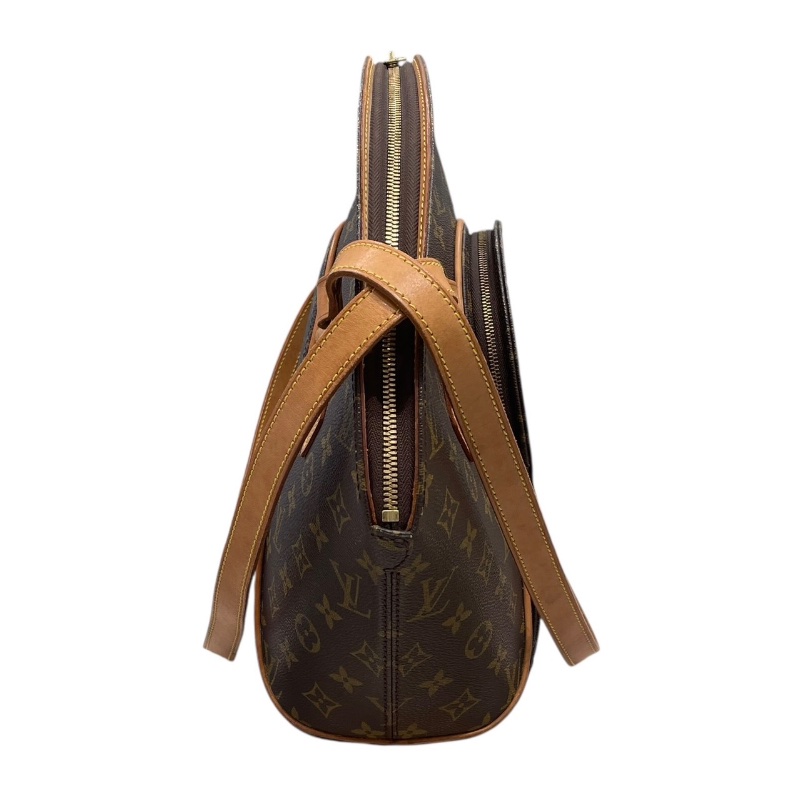 LOUIS VUITTON 路易威登 M51128 ELLIPSE MM 中號貝殼包 PVC帆布 老花 棕色 金釦-2