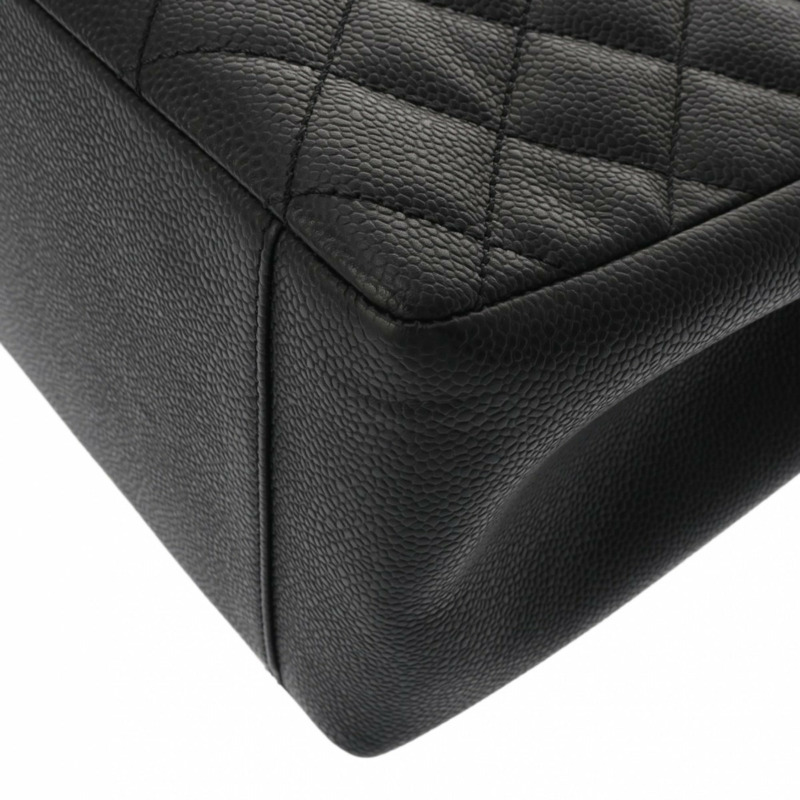 香奈兒 (CHANEL) 女士黑色 Grand Shopping Tote 購物手提包,貨號 A50995,魚子醬紋皮革,二手,A級,Ginzo-7