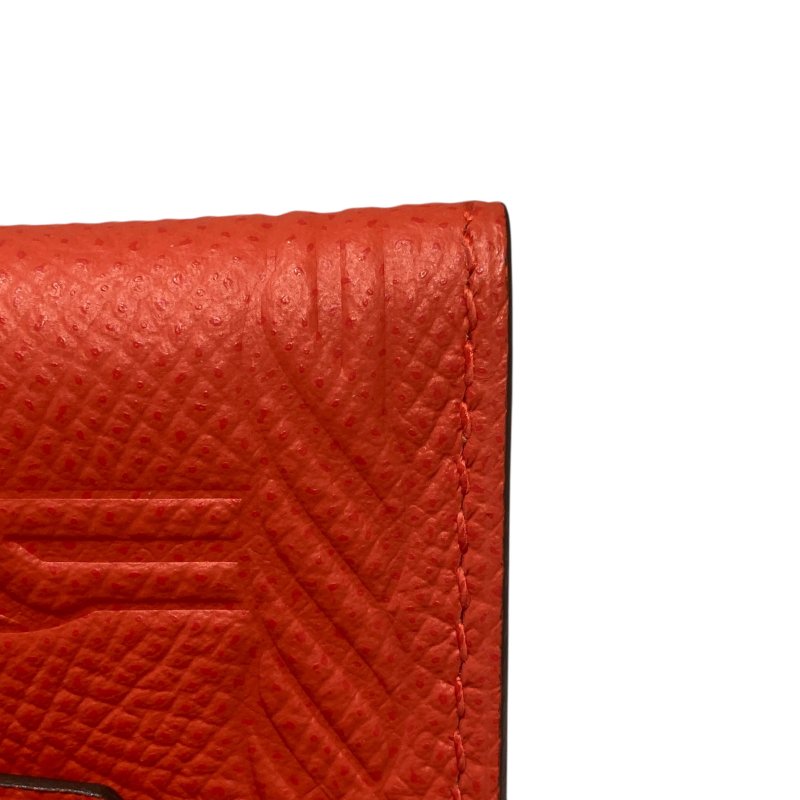 HERMES KELLY POCKET 腰包 橘紅色-8