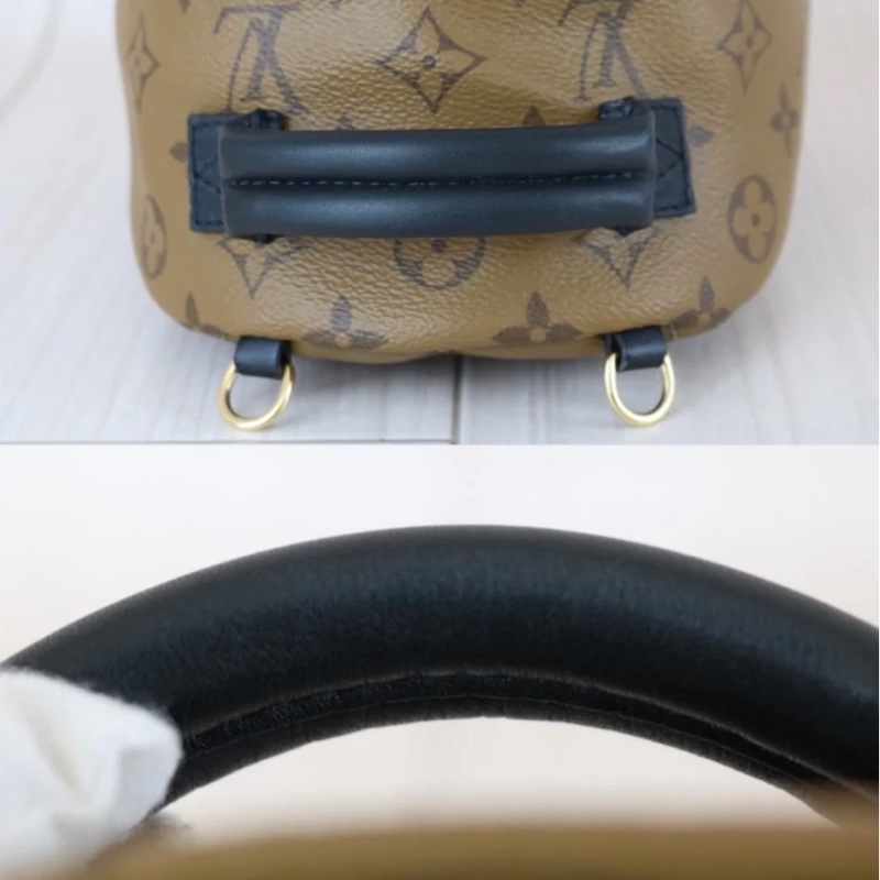 「JL精品代購」98新 LV 老花 拼色雙肩小書包-6