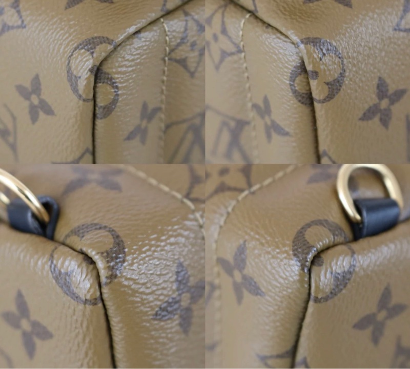 「JL精品代購」98新 LV 老花 拼色雙肩小書包-8