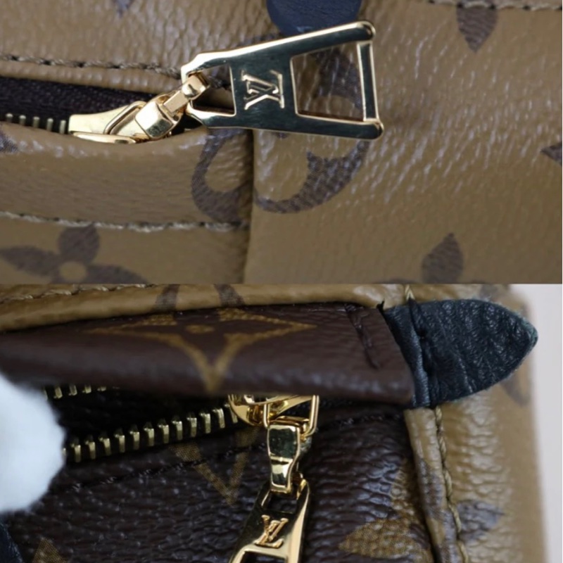 「JL精品代購」98新 LV 老花 拼色雙肩小書包-15