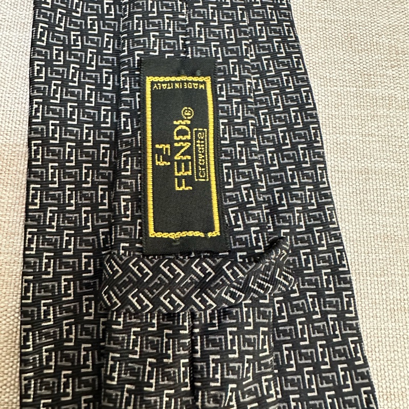 FENDI 滿版老花領帶-2