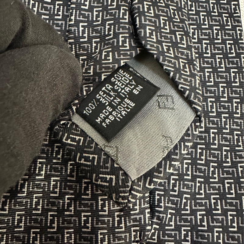 FENDI 滿版老花領帶-3