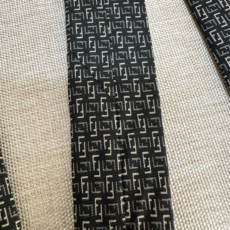 FENDI 滿版老花領帶-6