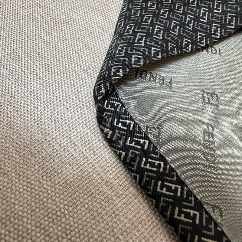 FENDI 滿版老花領帶-13