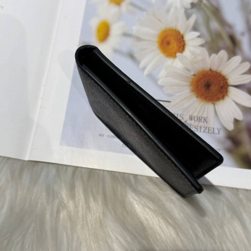 LV 黑灰老花短夾-5