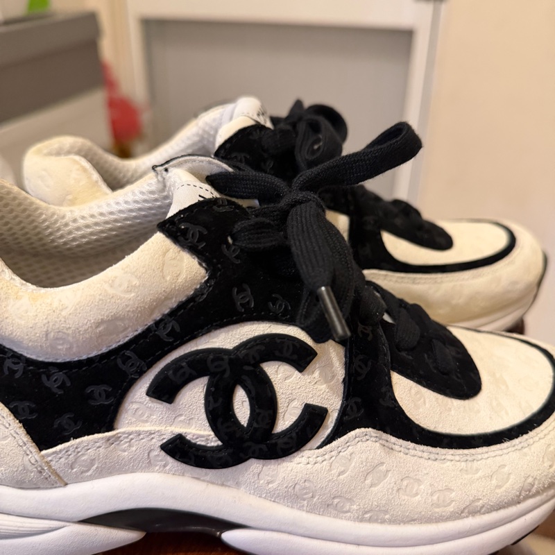 香奈兒女生黑白雙C熊貓-0