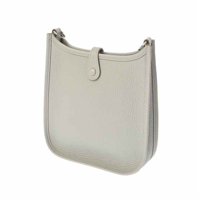 愛馬仕 Evelyne TPM 亞馬遜珍珠灰 C 字印記(約 2018 年)女士 Taurillon Clemence 單肩包 A 級二手 Ginzo-2