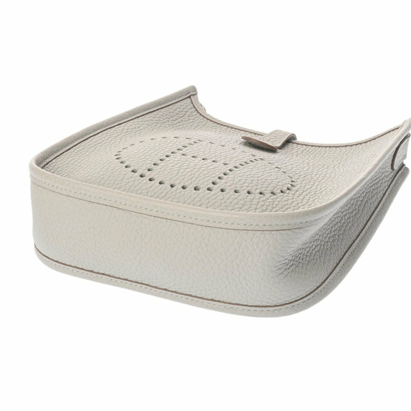 愛馬仕 Evelyne TPM 亞馬遜珍珠灰 C 字印記(約 2018 年)女士 Taurillon Clemence 單肩包 A 級二手 Ginzo-4